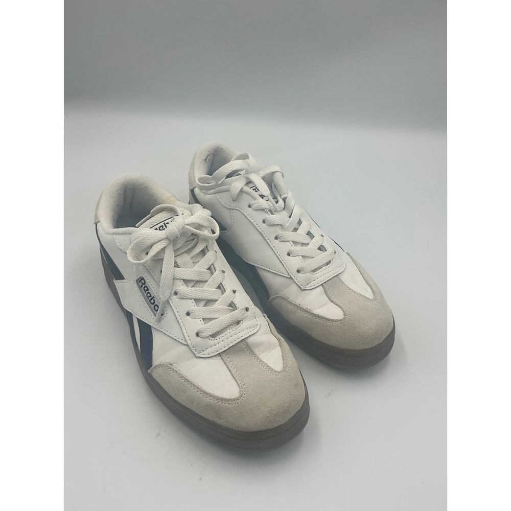 Reebok Club C Revenge White Navy Gum Sole Leather Sneakers GALAXY7 Womens 8